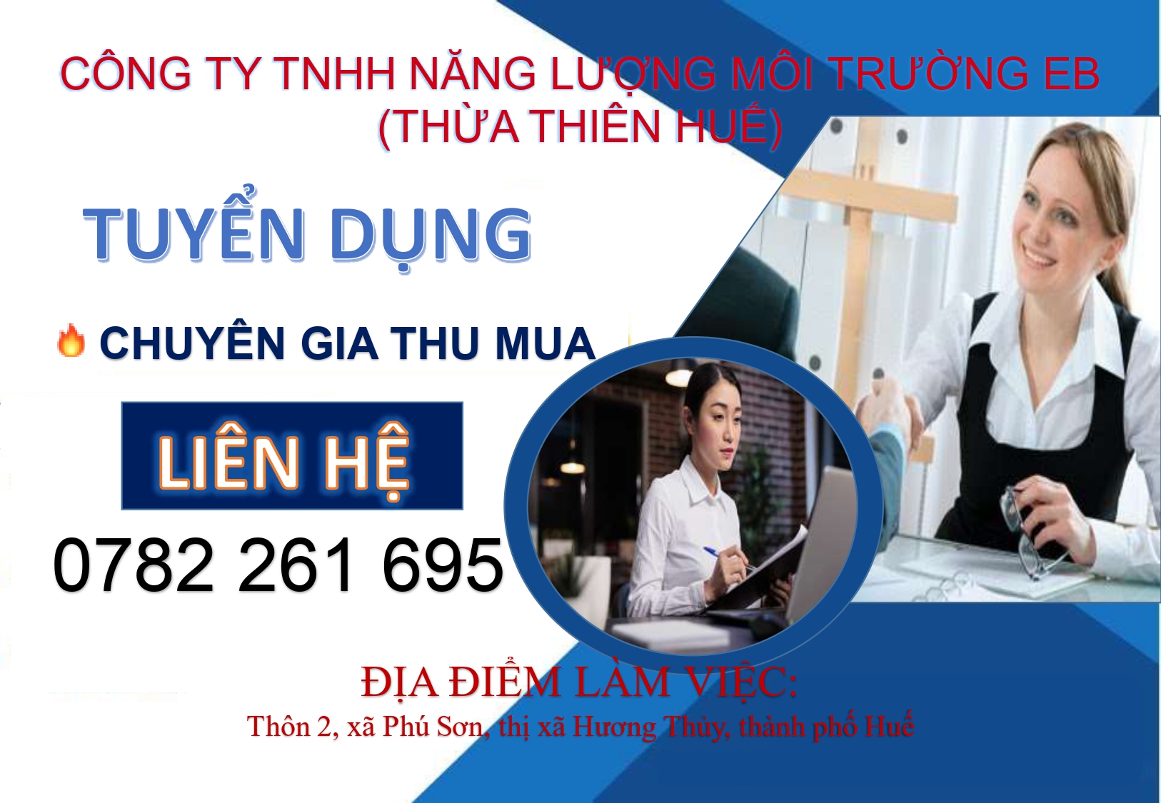 CÔNG TY TNHH NĂNG LƯỢNG MÔI TRƯỜNG EB (THỪA THIÊN HUẾ) 